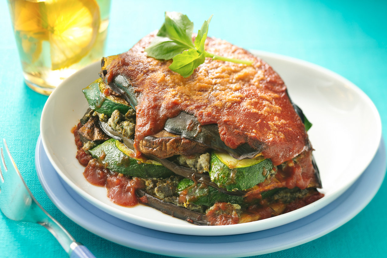 Lasagna-Inspired Veggie Stacks + More Healthy Meatless Recipes | Hungry ...