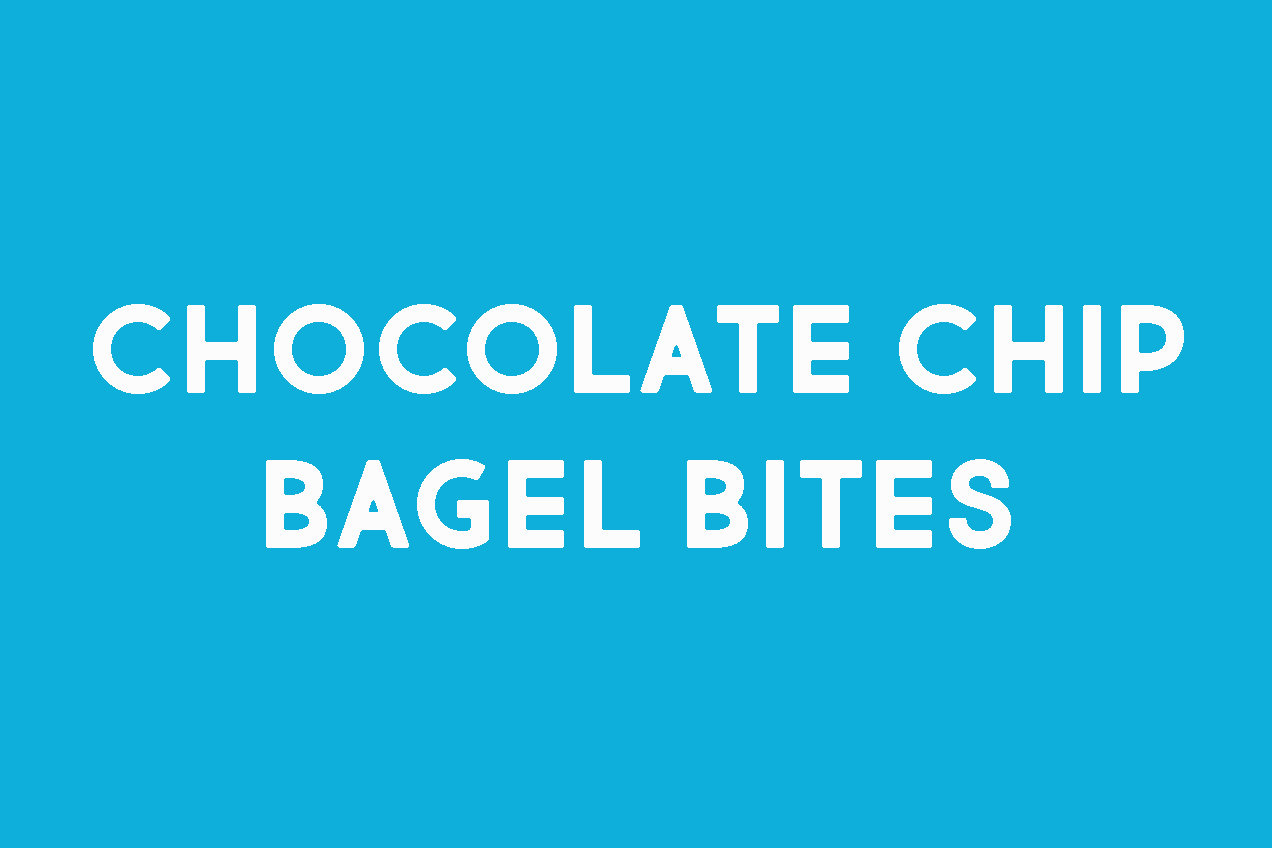 Chocolate Chip Bagel Bites Hungry Girl