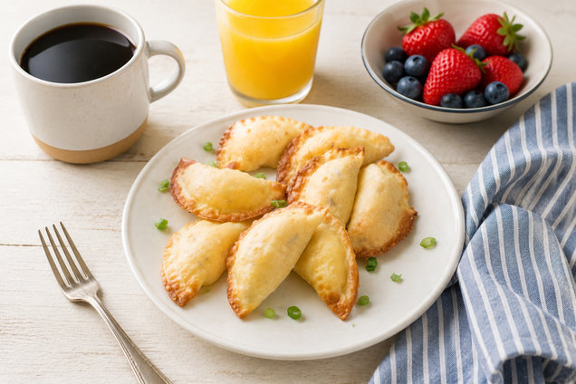 Hungry Girl's Healthy Air-Fryer All-American Breakfast Dumplings Recipe