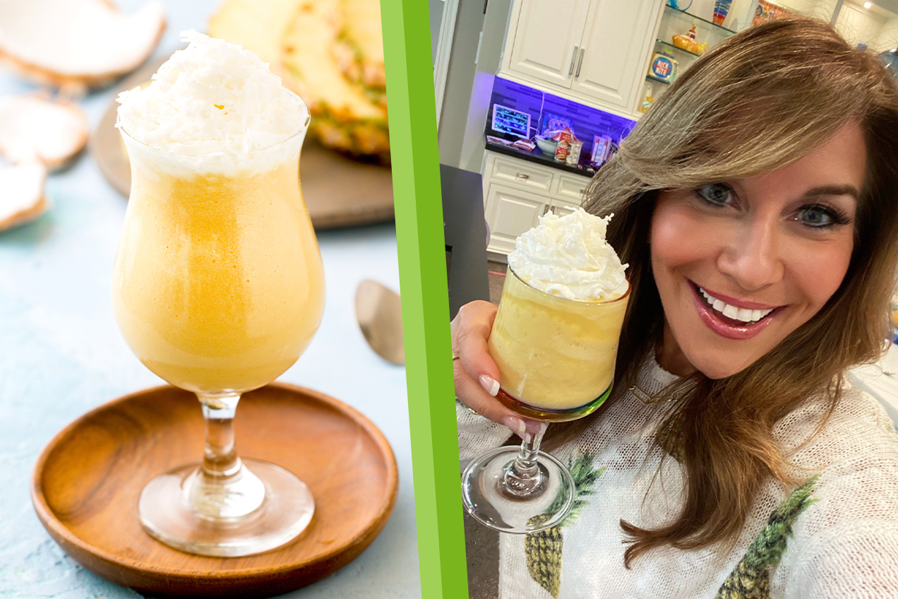 Piña Colada Dream Whip | Hungry Girl