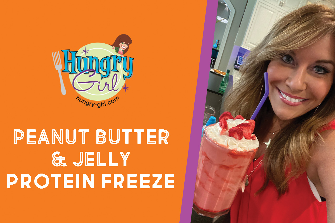 Peanut Butter & Jelly Protein Freeze | Hungry Girl