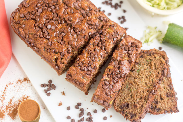 Hungry Girl's Healthy Blender-Batter Chocolate Chip Zucchini Bread Recipe