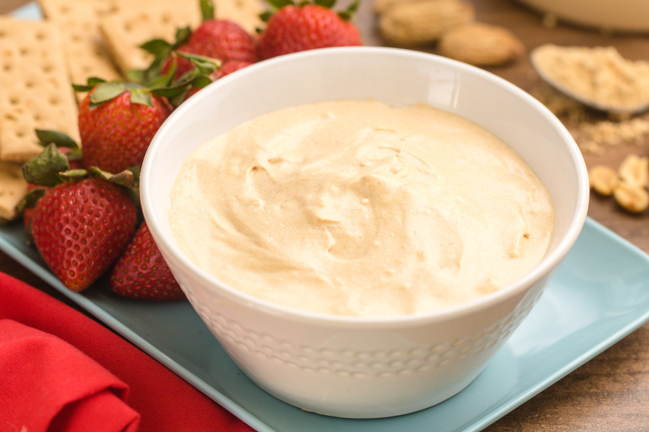 Healthy 5Ingredient Peanut Butter Dessert Dip Recipe Hungry Girl