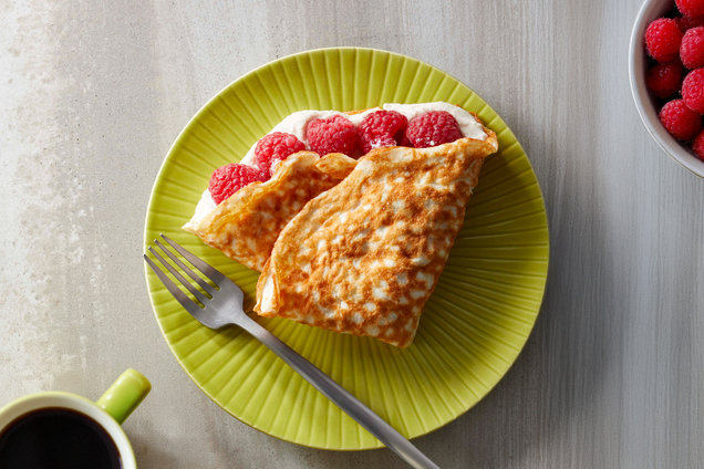 Hungry Girl Healthy Lemon Ricotta Crepes Recipe