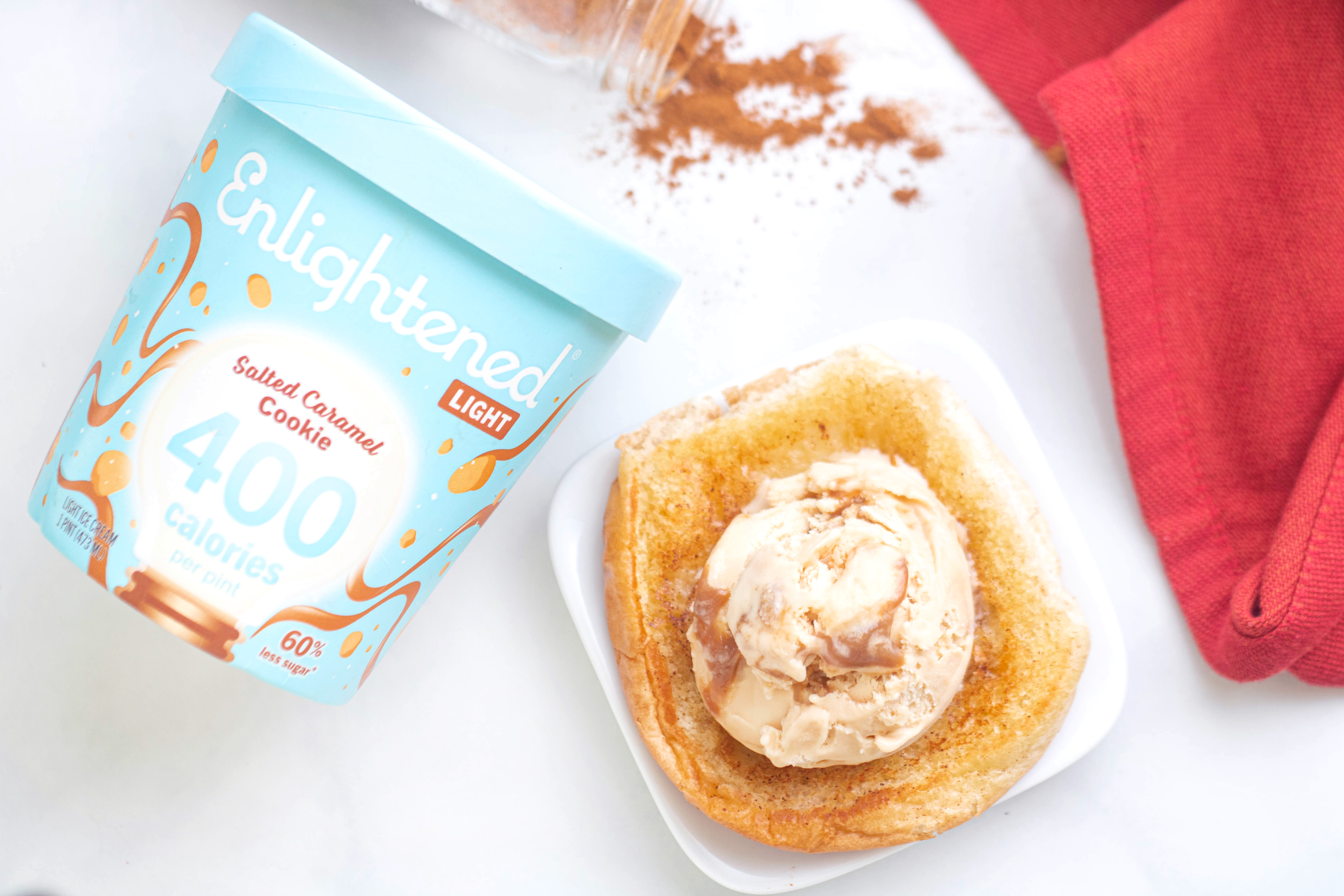 Open-Faced Ice Cream Sandwich | Hungry Girl