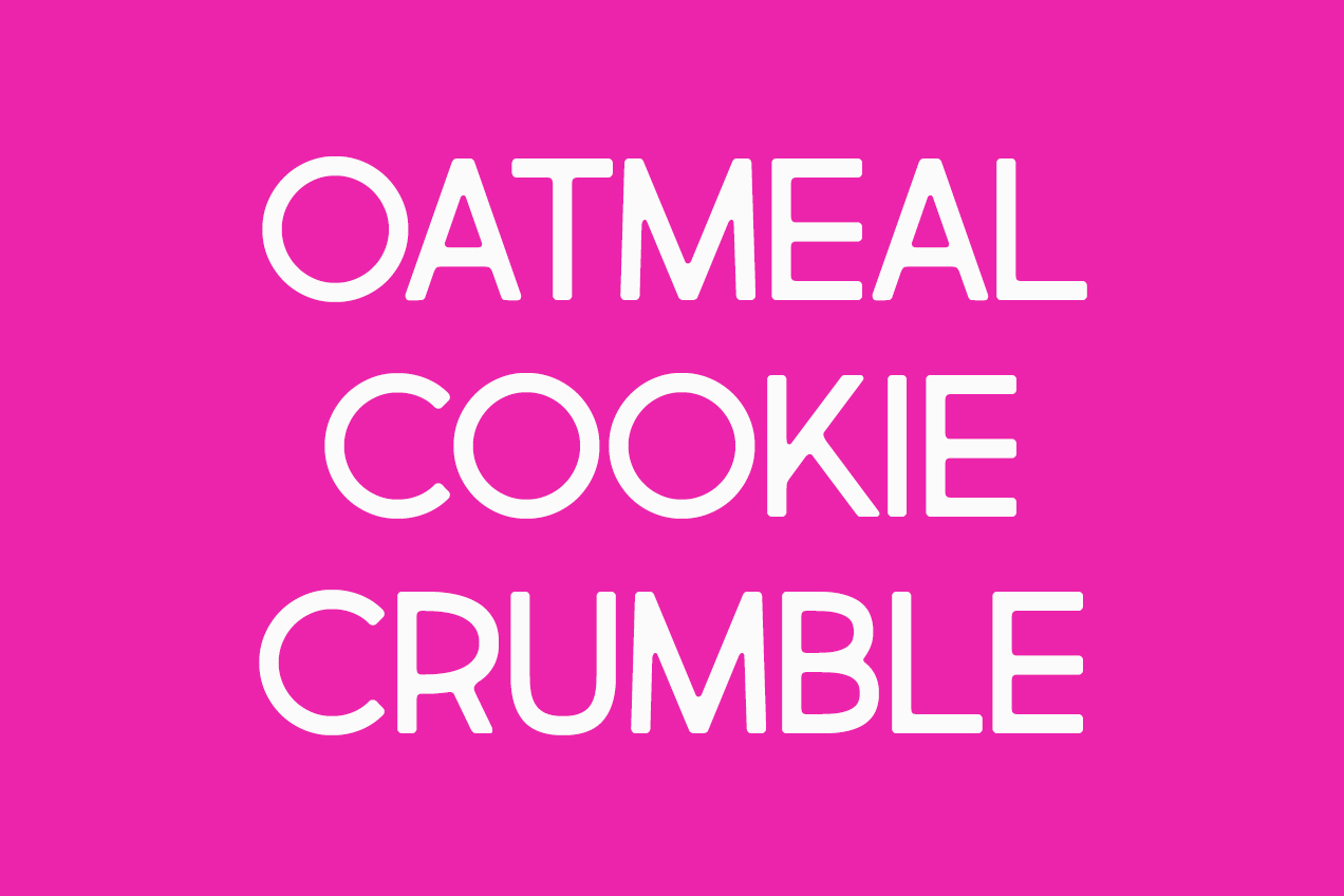 Oatmeal Cookie Crumble | Hungry Girl