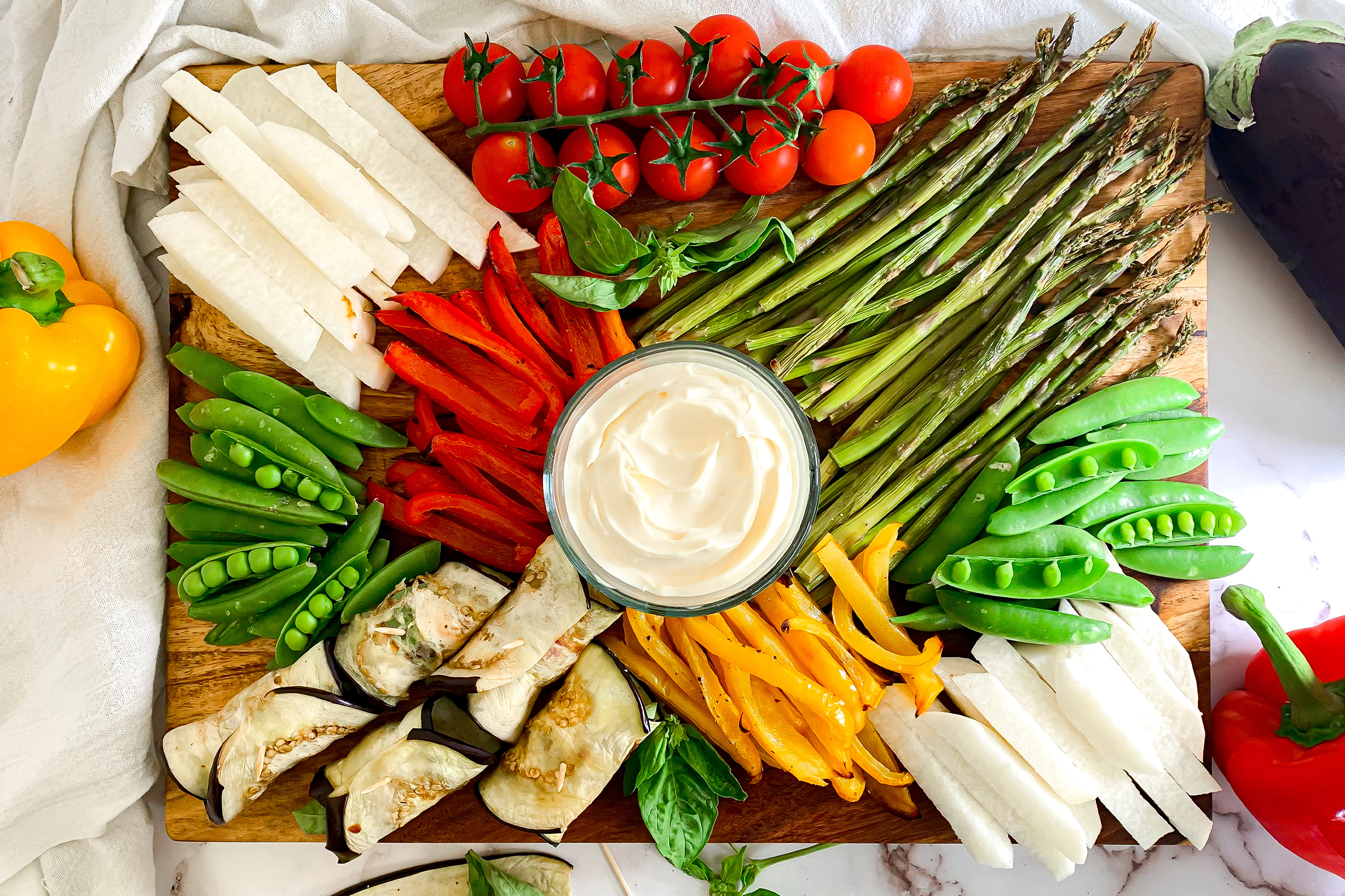 Mostly Roasted Veggie Platter | Hungry Girl