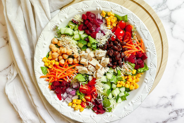 Healthy Summer Chopped Salad Recipe