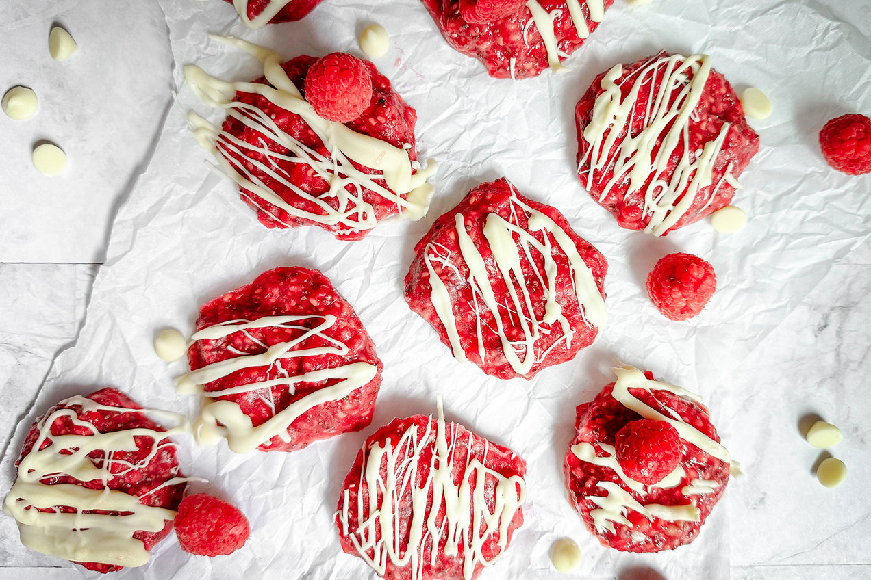 Healthy Frozen RaspberryChia Clusters Recipe Hungry Girl