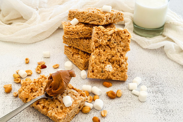 Hungry Girl Healthy PB Protein Krispymallow Treats Recipe