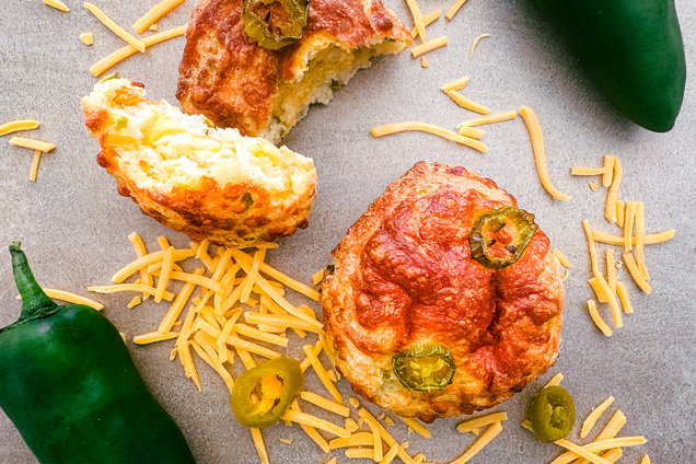 Hungry Girl Healthy Jalapeño Cheddar Protein Biscuits Recipe