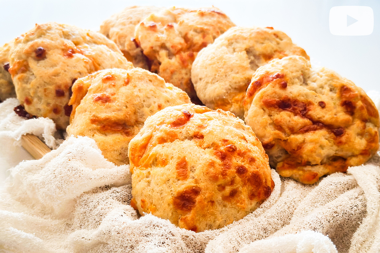 Hungry Girl Healthy 2-Ingredient Protein Biscuits Recipe