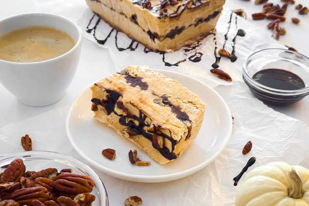 Hungry Girl Healthy Freezy Pumpkin Cheesecake Dessert Recipe