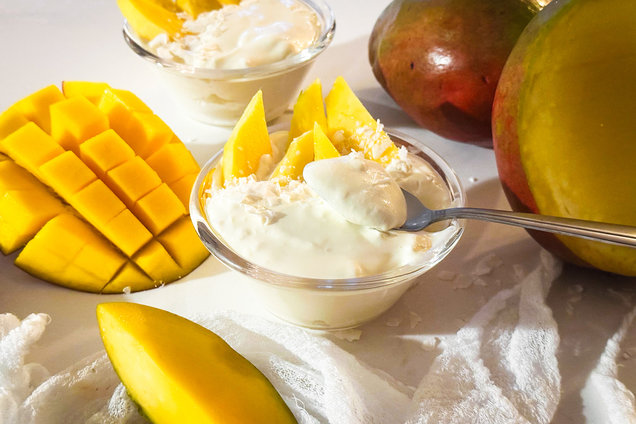 Hungry Girl Healthy Tropical Paradise Protein Whip Recipe