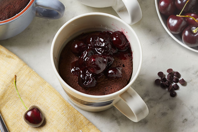Hungry Girl Healthy Black Forest Mug Cake Recipe