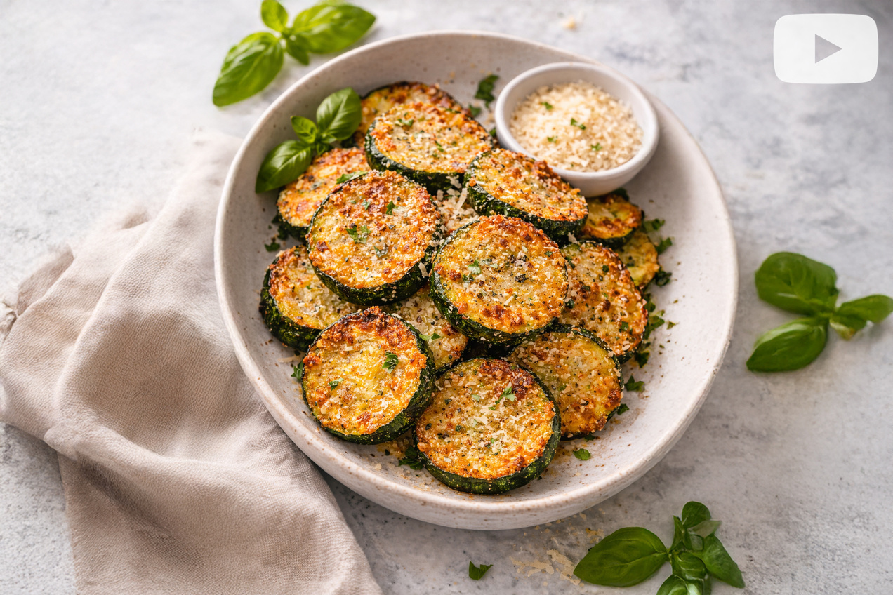 Hungry Girl Healthy Air-Fryer Italian-Style Zucchini Recipe
