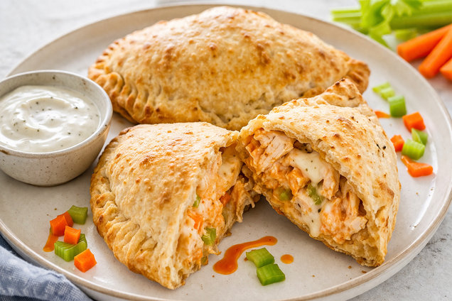 Hungry Girl Healthy Buffalo Chicken Calzones Recipe