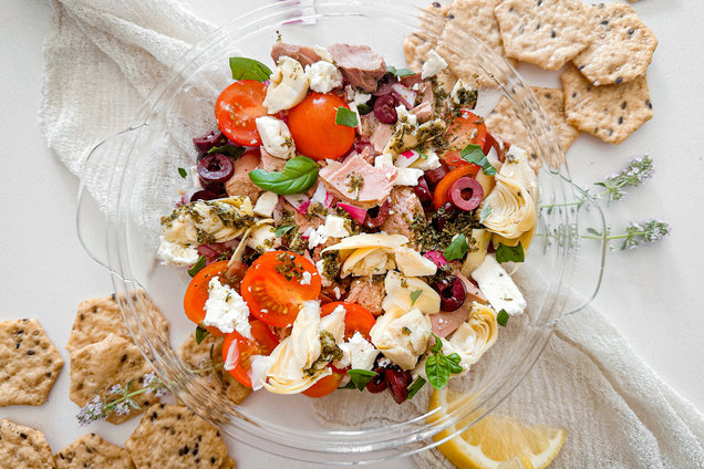 Hungry Girl Healthy Mediterranean Tuna Salad Recipe