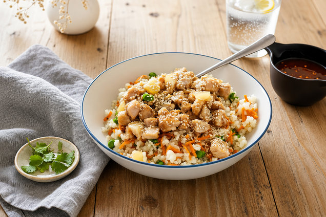 Hungry Girl Healthy Speedy Teriyaki Chicken Bowl Recipe