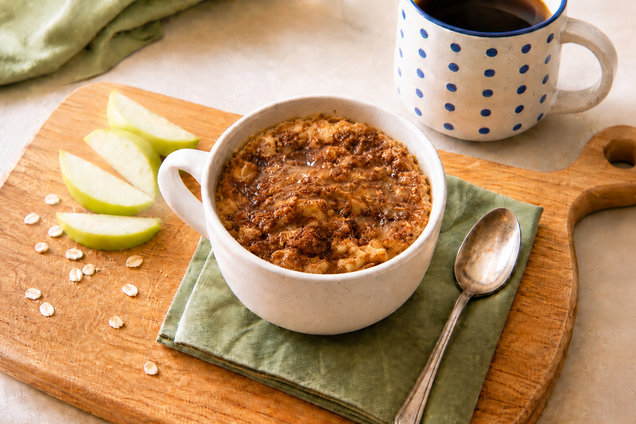 Hungry Girl Healthy Apple-Pancake Coffee Cake Mug Recipe