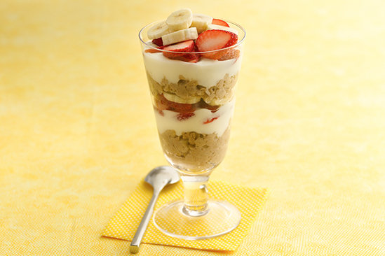 Super-Sized Berry-nana Oatmeal Parfait