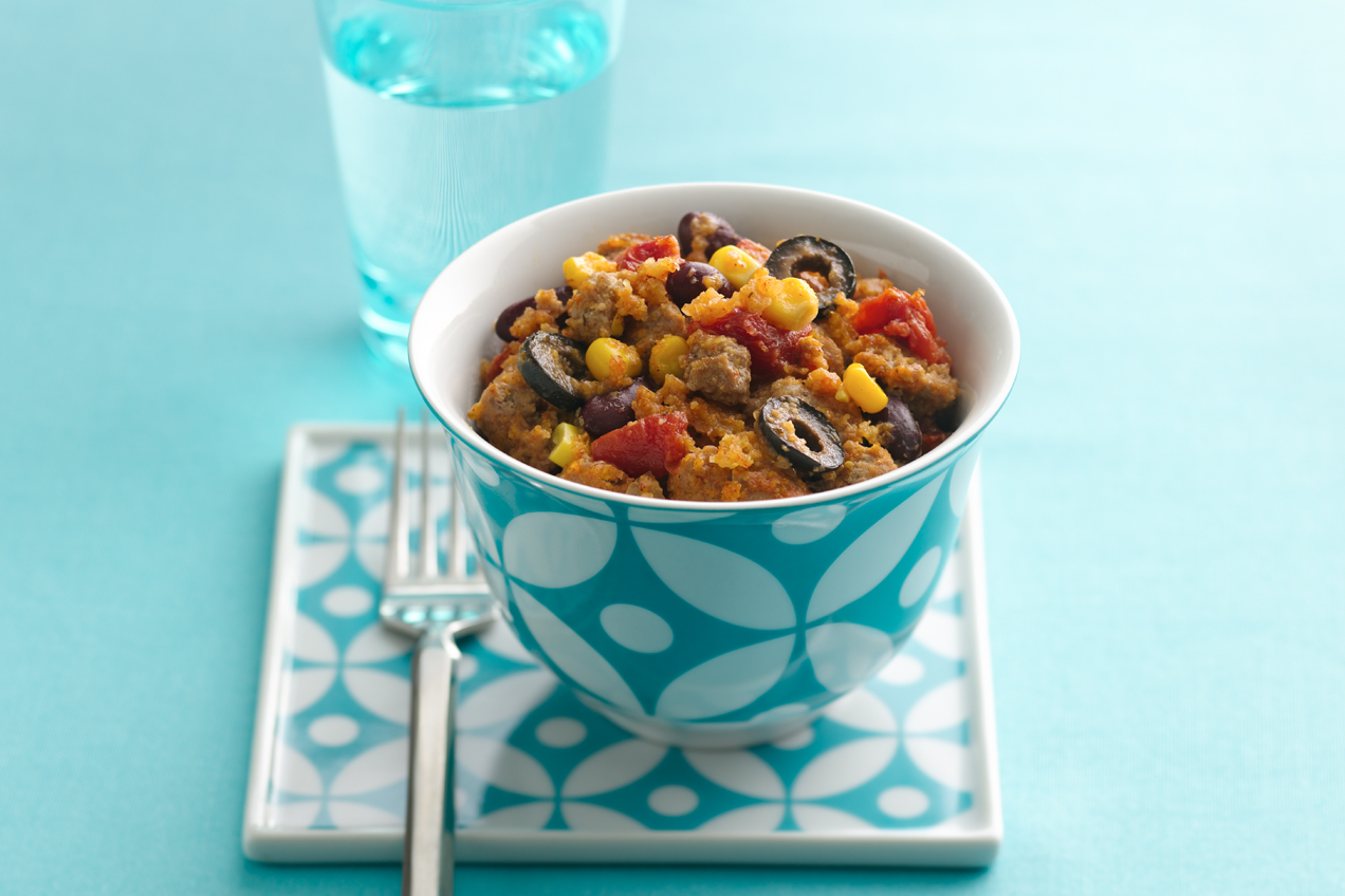 Outside-In Turkey Tamale Pie | Hungry Girl